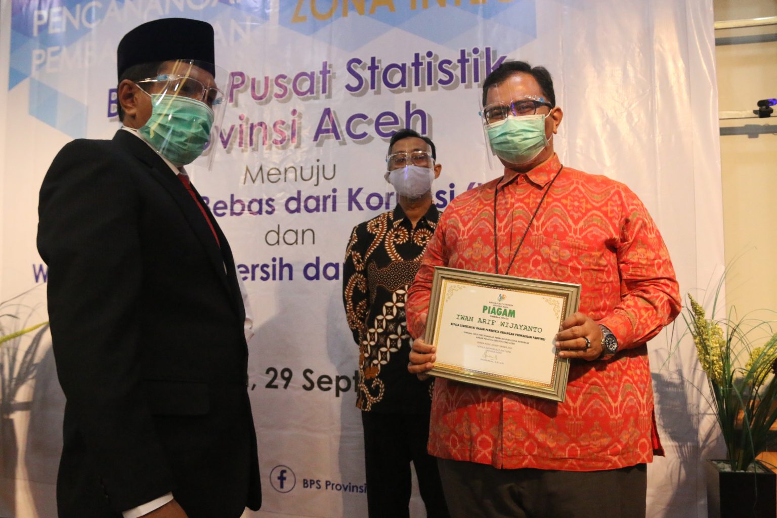 BPK Perwakilan Provinsi Aceh Menjadi Saksi Pencanangan Pembangunan Zona